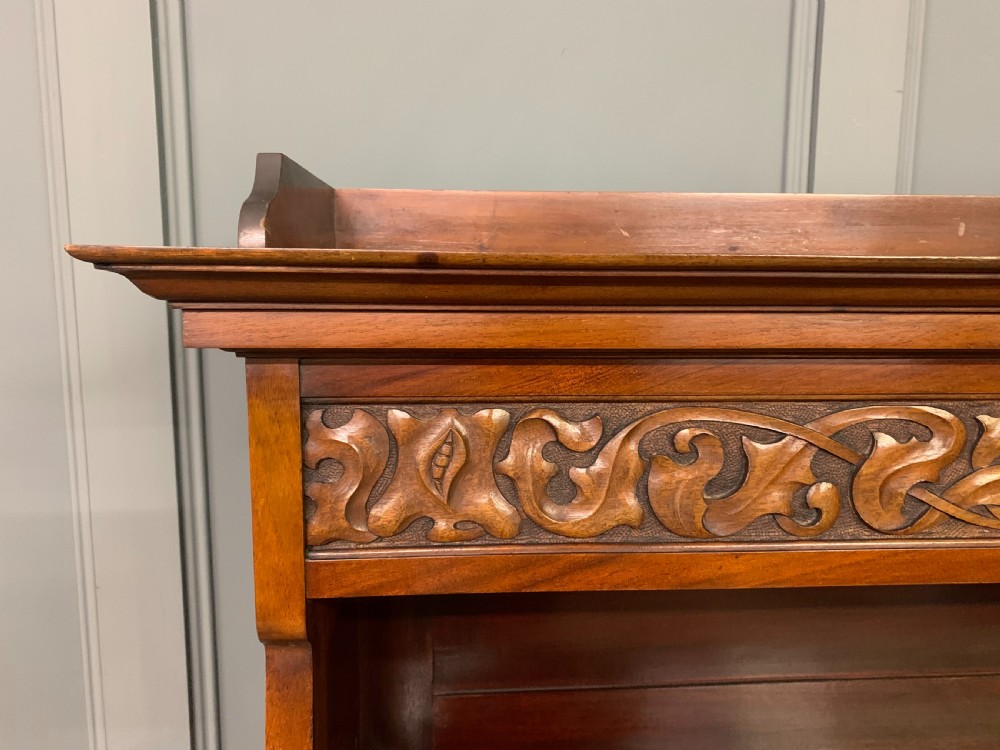 Shapland and Petter Arts and Crafts Bureau Bookcase View IX