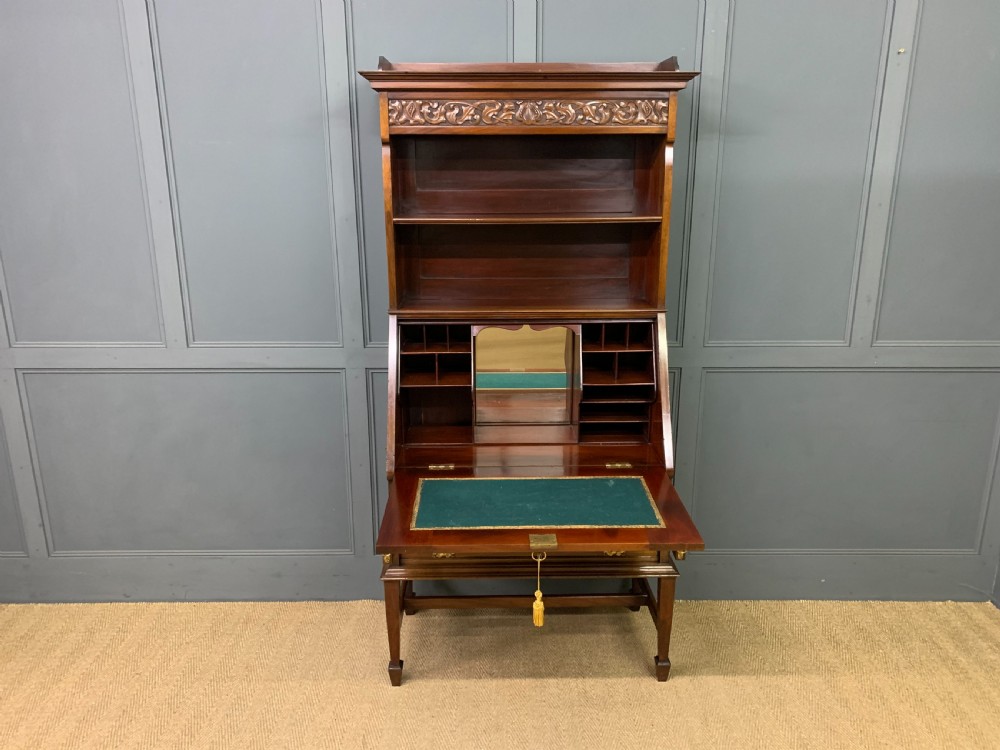 Shapland and Petter Arts and Crafts Bureau Bookcase View X