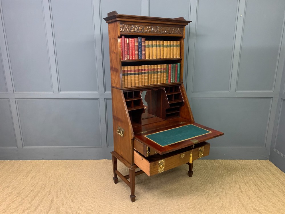 Shapland and Petter Arts and Crafts Bureau Bookcase View XX