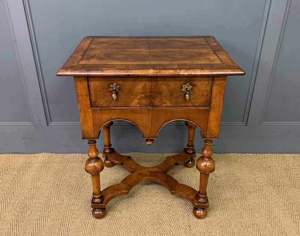 William and Mary Style Walnut Table