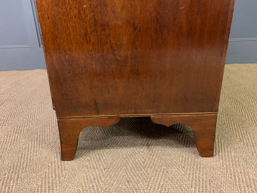 Georgian Mahogany Bow Fronted Chest of Drawers View XIII