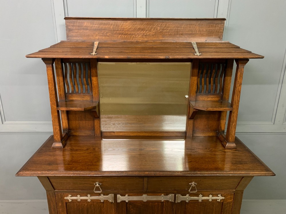 Liberty and Co. Arts and Crafts Oak Sideboard View IV