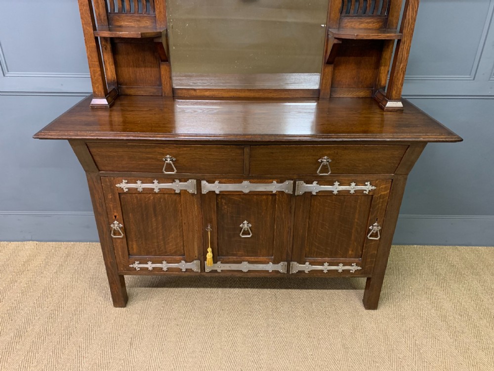 Liberty and Co. Arts and Crafts Oak Sideboard View V