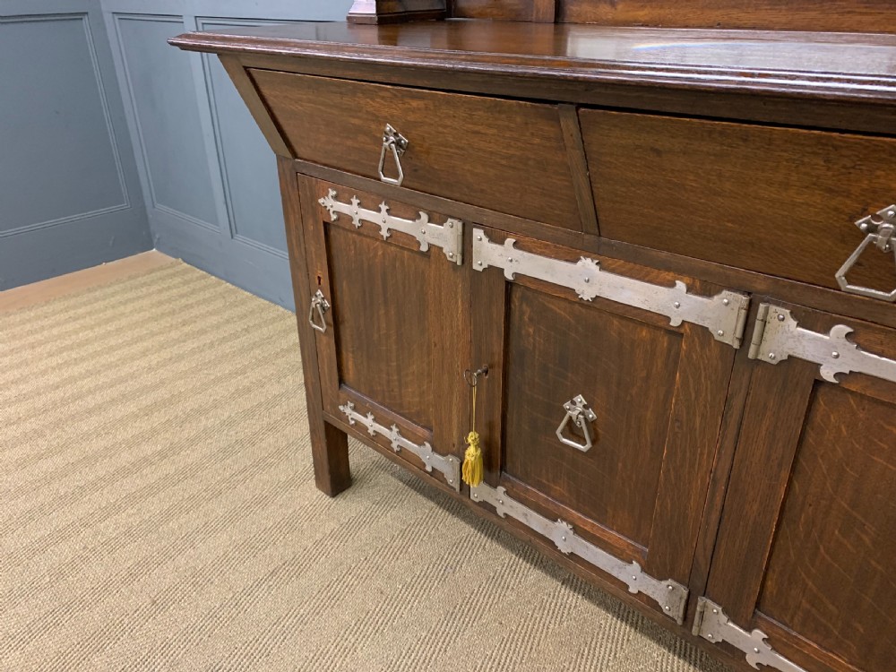 Liberty and Co. Arts and Crafts Oak Sideboard View IX