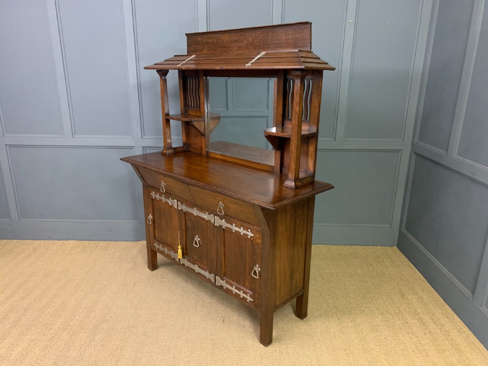 Liberty and Co. Arts and Crafts Oak Sideboard View XVII