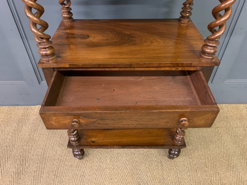 Victorian Rosewood 3 Tier Whatnot View IX