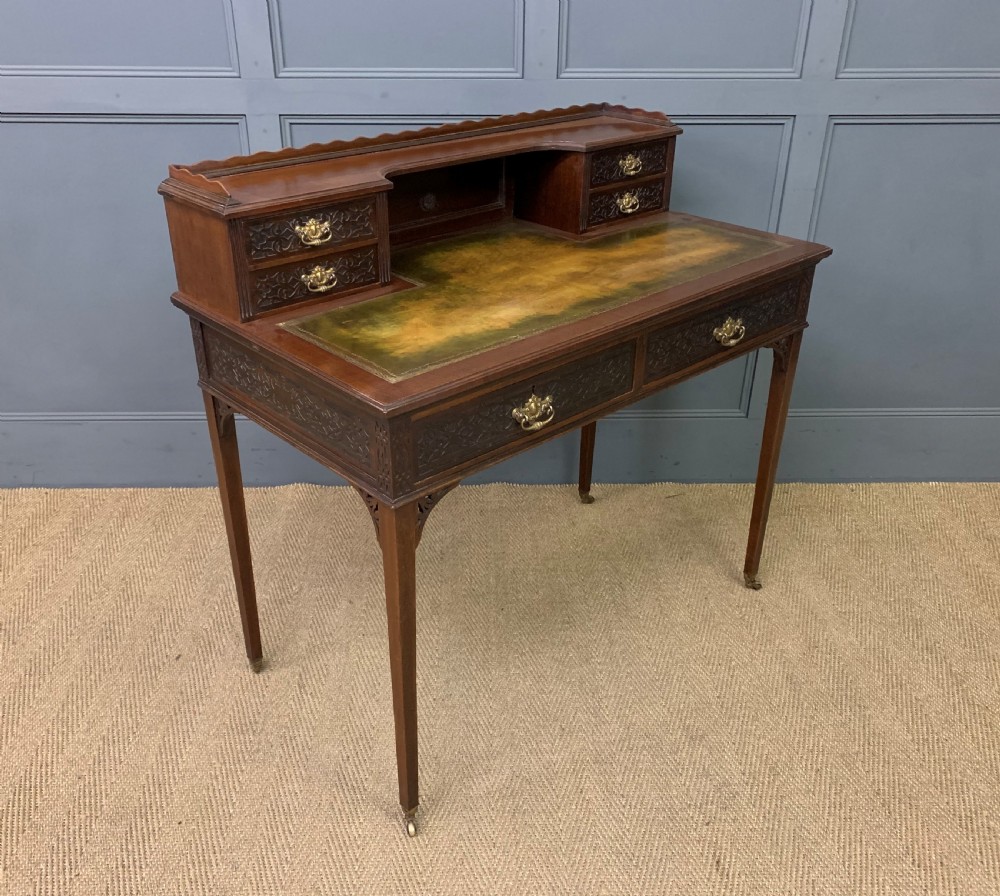 Late Victorian Mahogany Writing Desk