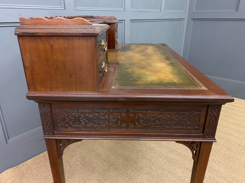 Late Victorian Mahogany Writing Desk View XI