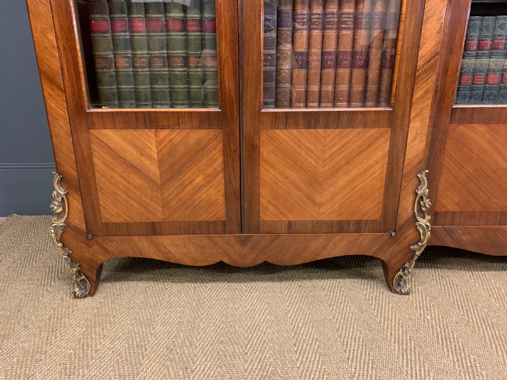 Large Sized French Kingwood Bookcase View IV
