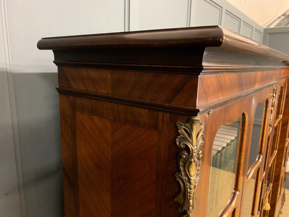 Large Sized French Kingwood Bookcase View XV