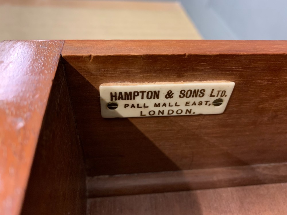 Sheraton Revival Inlaid Mahogany Table View VIII