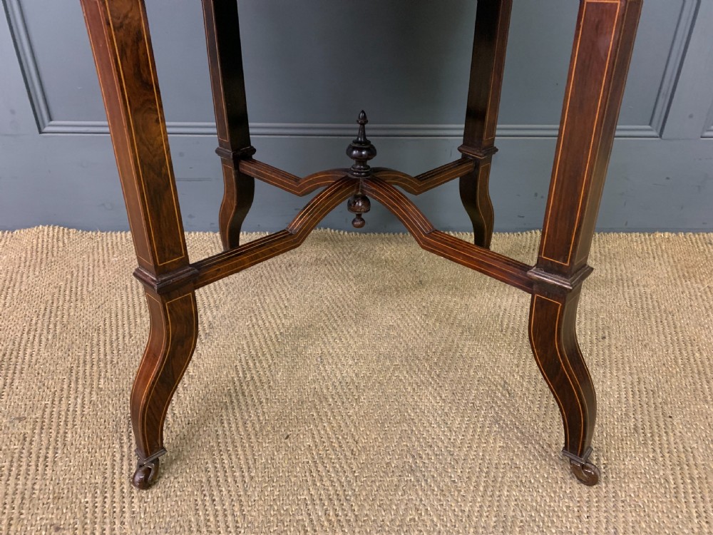 Inlaid Rosewood Flap Table View III