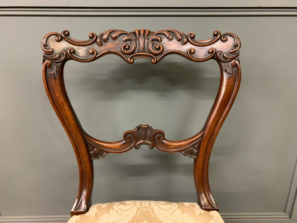 Gillows Pair of Victorian Rosewood Chairs View VIII