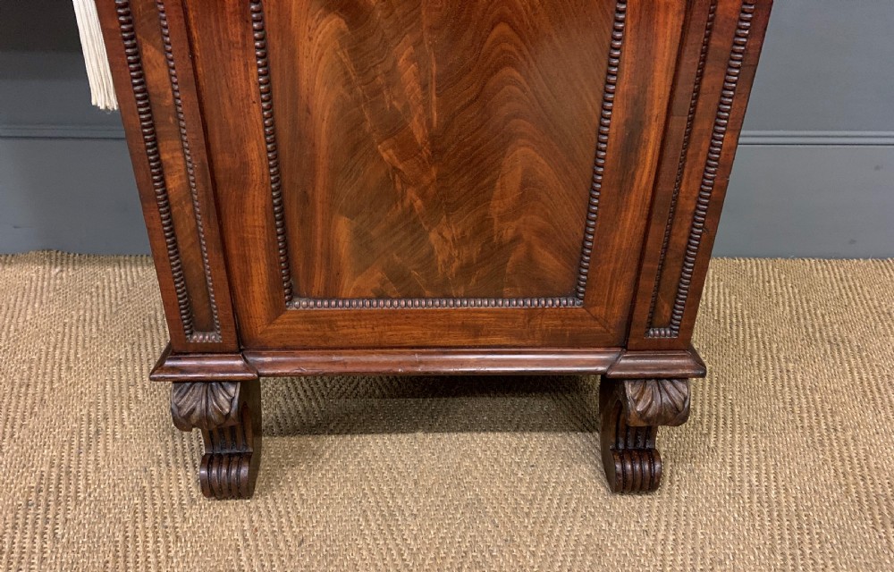 Regency Flame Mahogany Pedestal Sideboard View VII