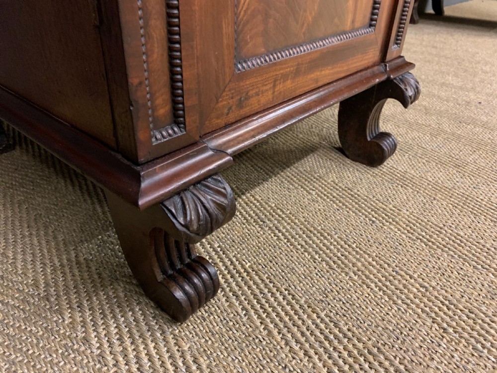 Regency Flame Mahogany Pedestal Sideboard View VIII