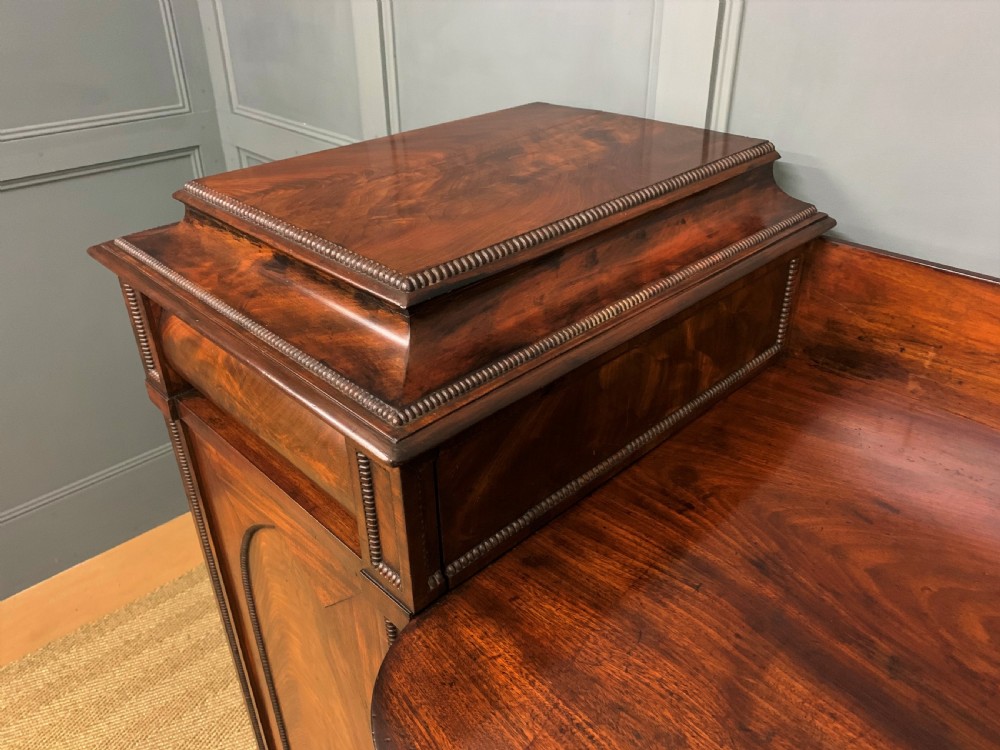Regency Flame Mahogany Pedestal Sideboard View XIV