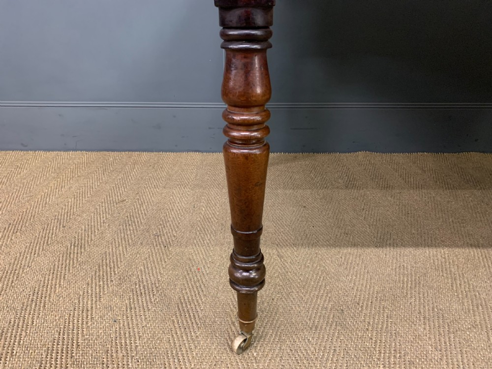 Victorian Mahogany 4 Drawer Partners Writing Table View IX