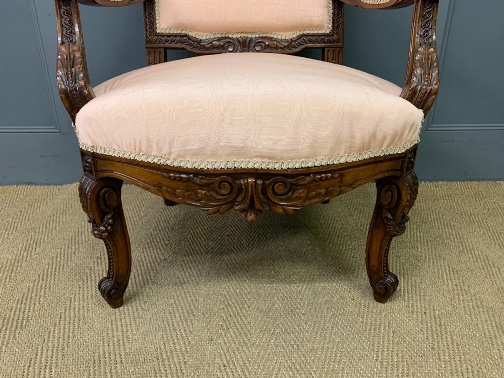 Pair of French Walnut Fauteuils View IX