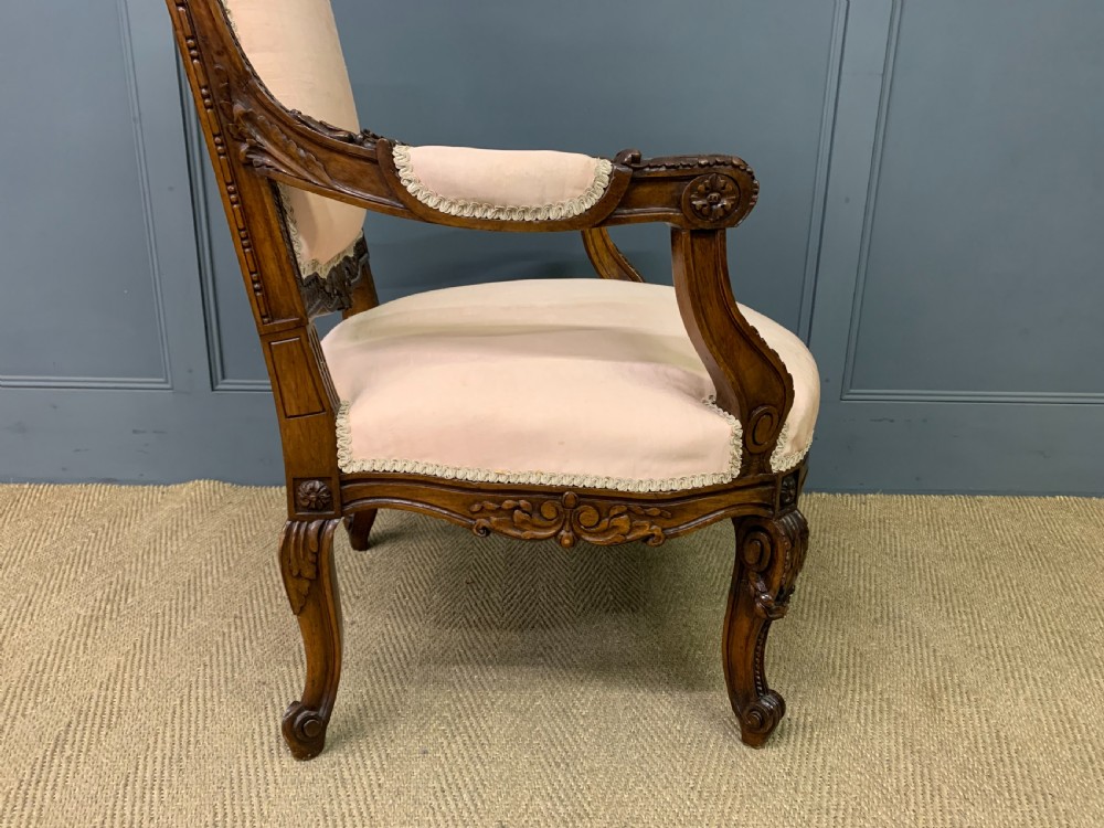 Pair of French Walnut Fauteuils View XIII