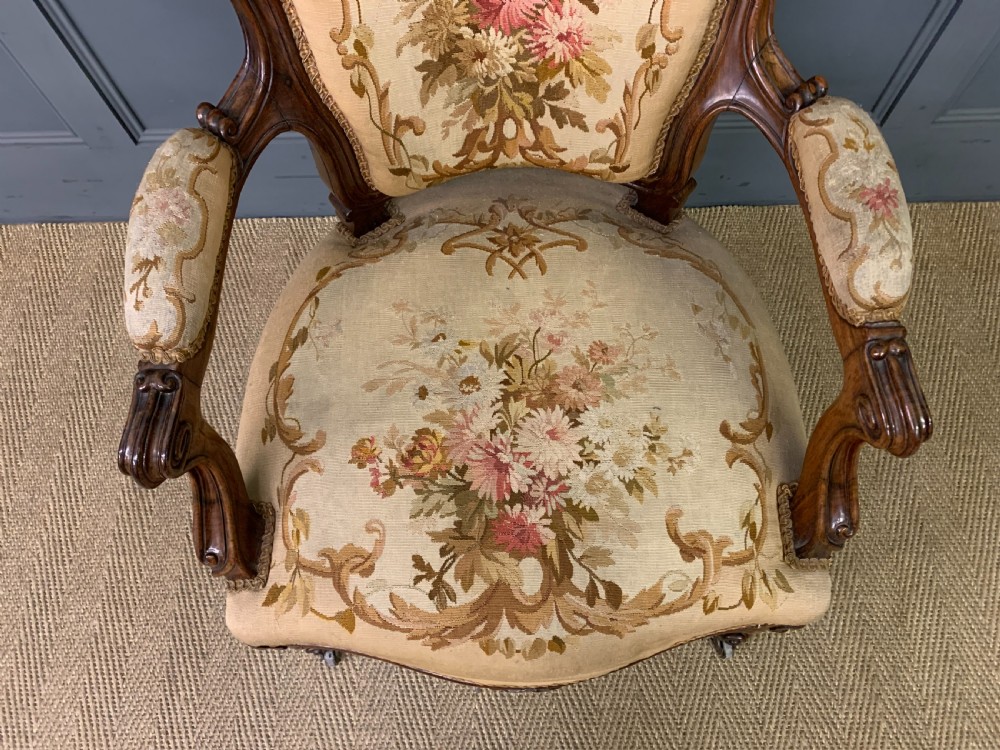 Pair of French Rosewood Fauteuils View VII
