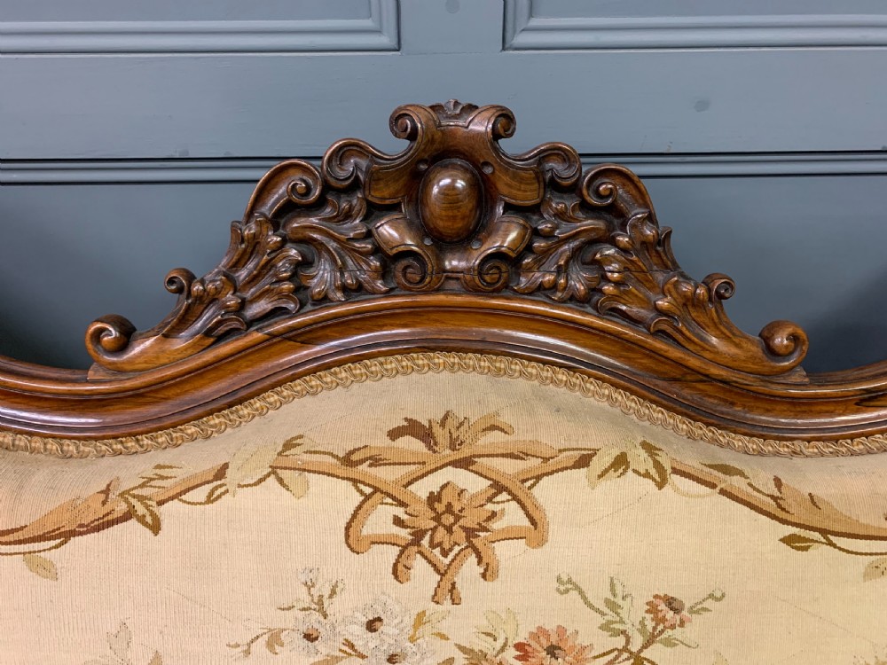 French Rosewood Settee View IV