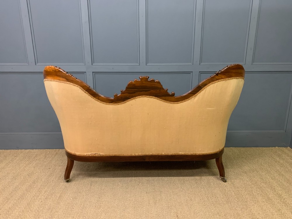 French Rosewood Settee View IX