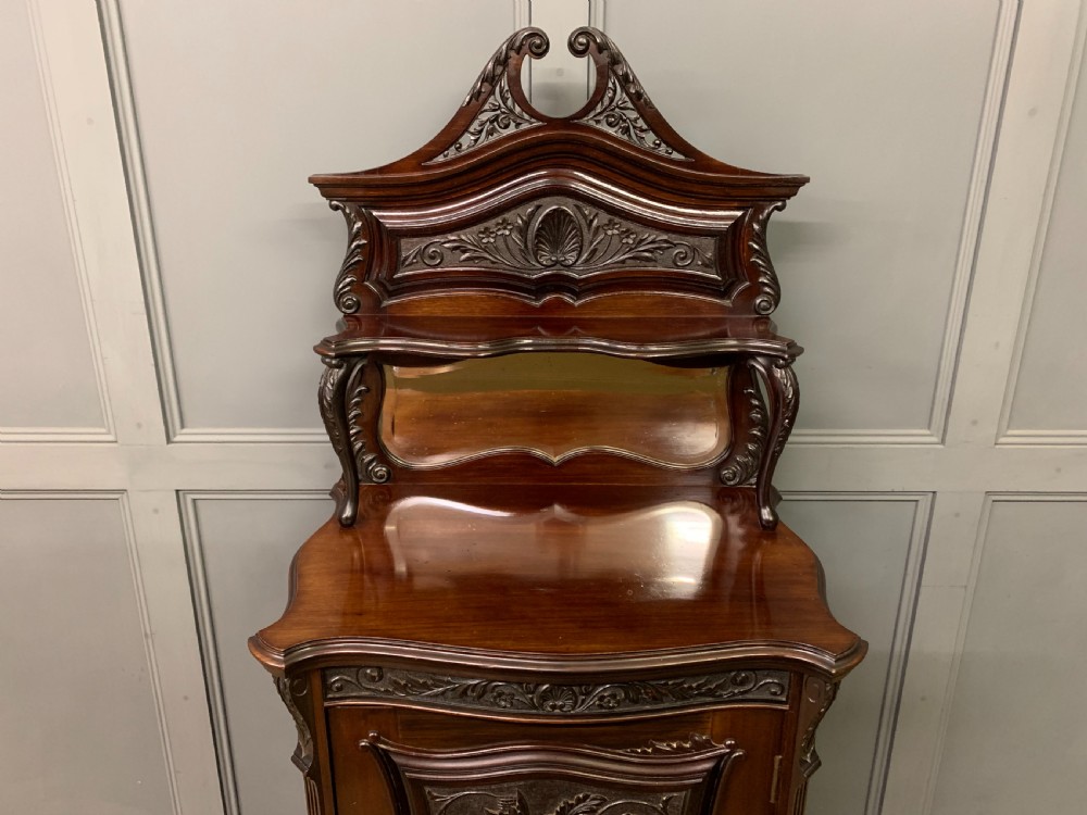 Maple and Co. Victorian Mahogany Cabinet View II