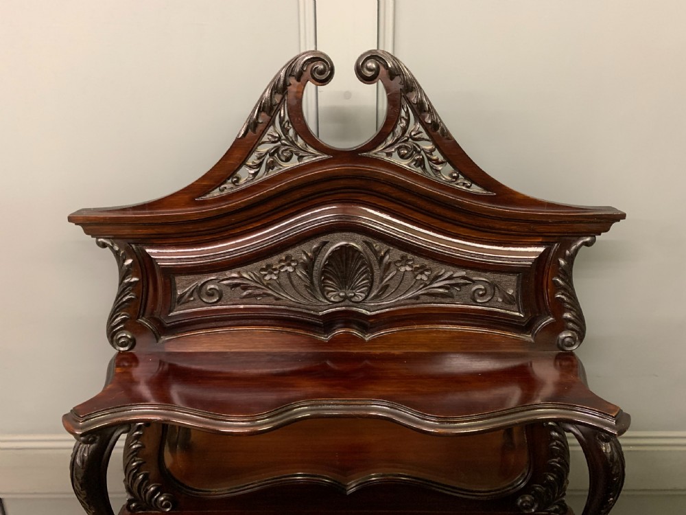 Maple and Co. Victorian Mahogany Cabinet View III