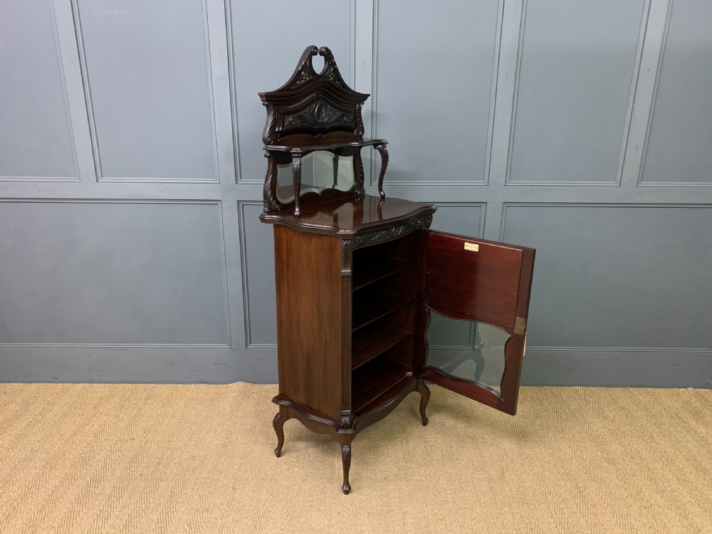 Maple and Co. Victorian Mahogany Cabinet View IX