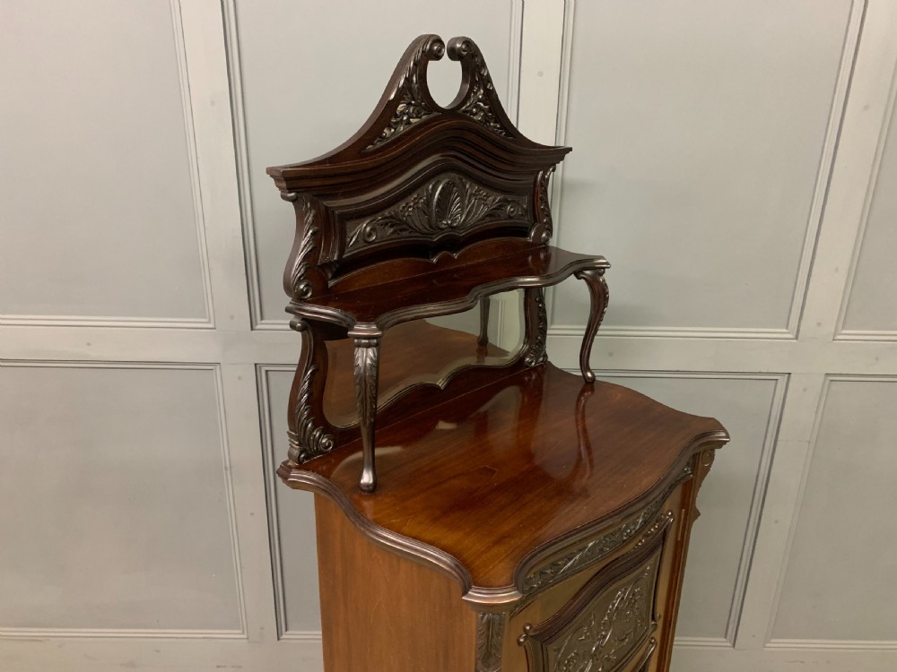 Maple and Co. Victorian Mahogany Cabinet View XII