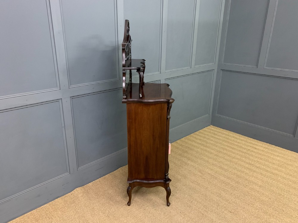 Maple and Co. Victorian Mahogany Cabinet View XIII