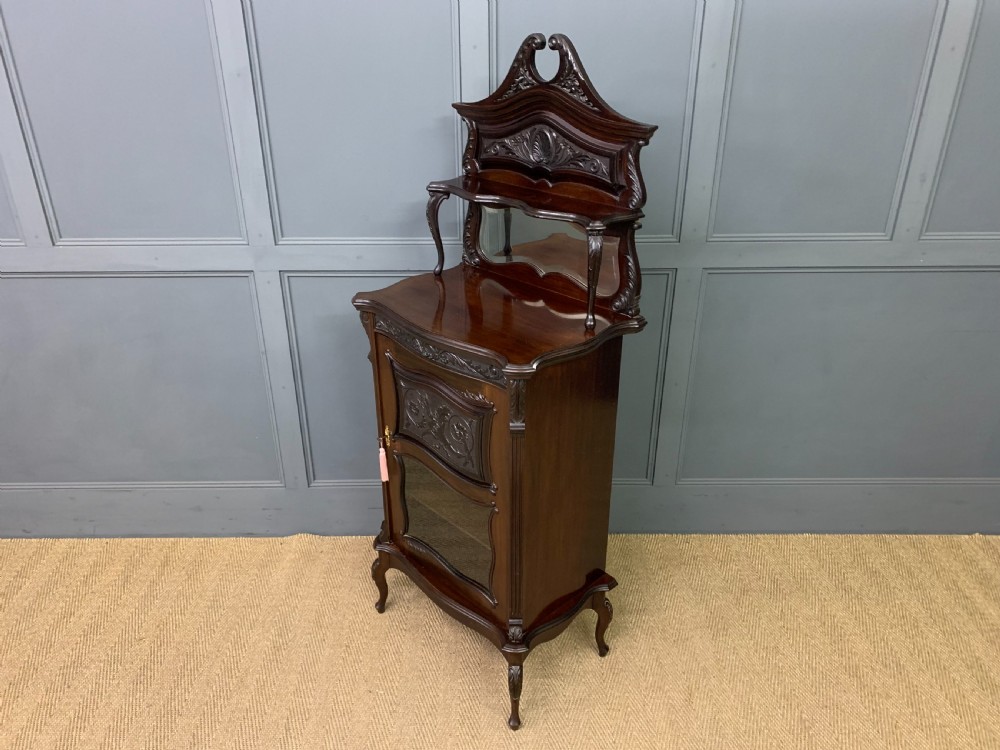 Maple and Co. Victorian Mahogany Cabinet View XIV