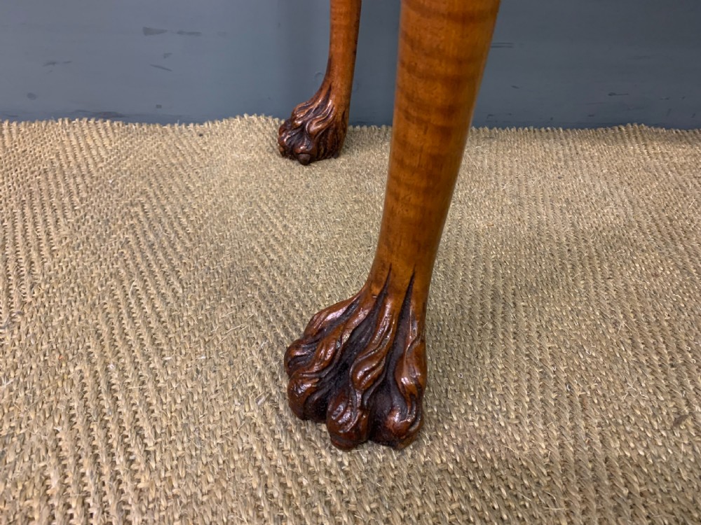 Burr Walnut Console Table View VII