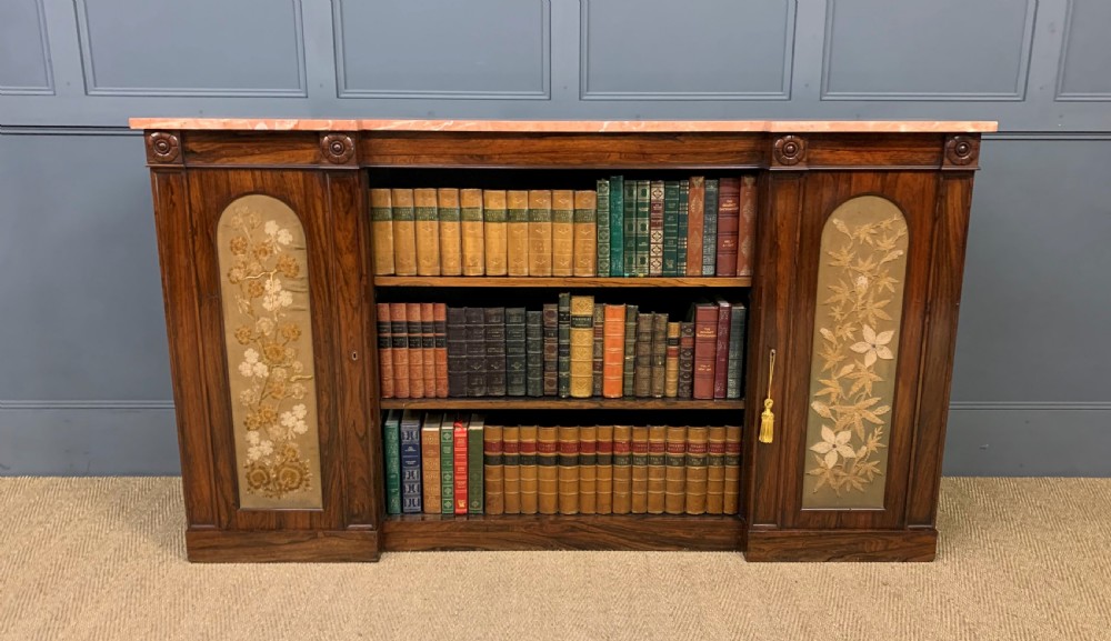 George IV Rosewood Open Bookcase View V