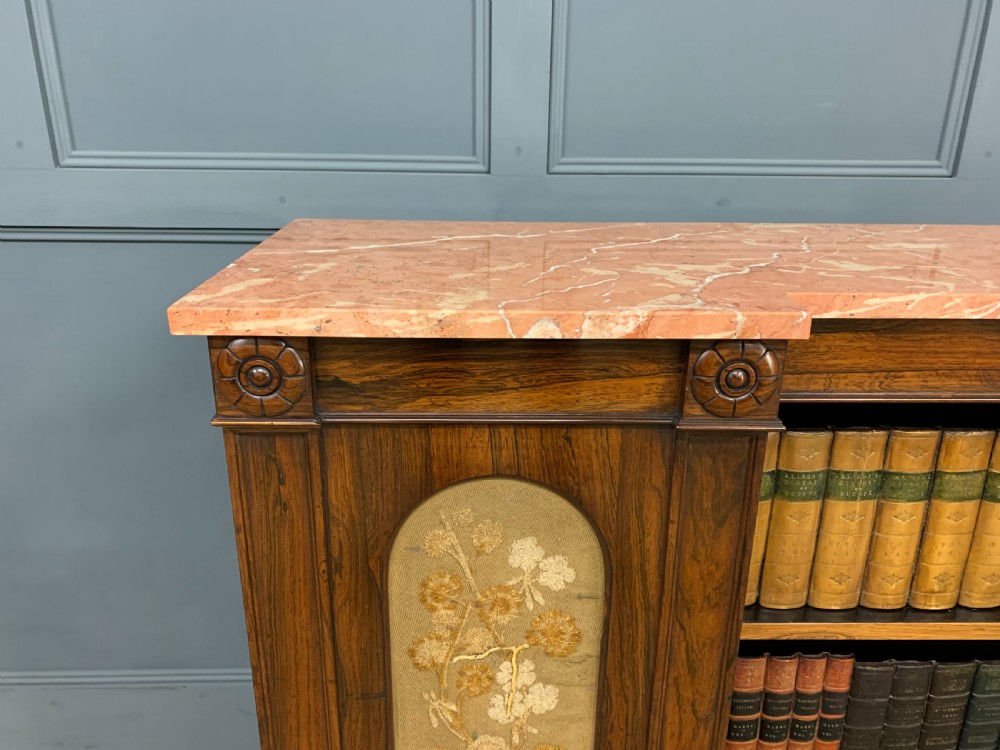 George IV Rosewood Open Bookcase View VI