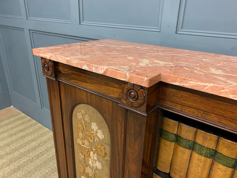 George IV Rosewood Open Bookcase View VII
