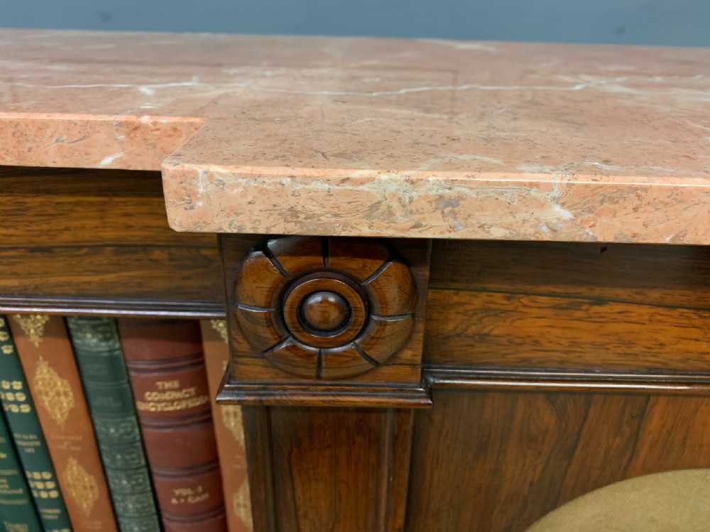 George IV Rosewood Open Bookcase View VIII