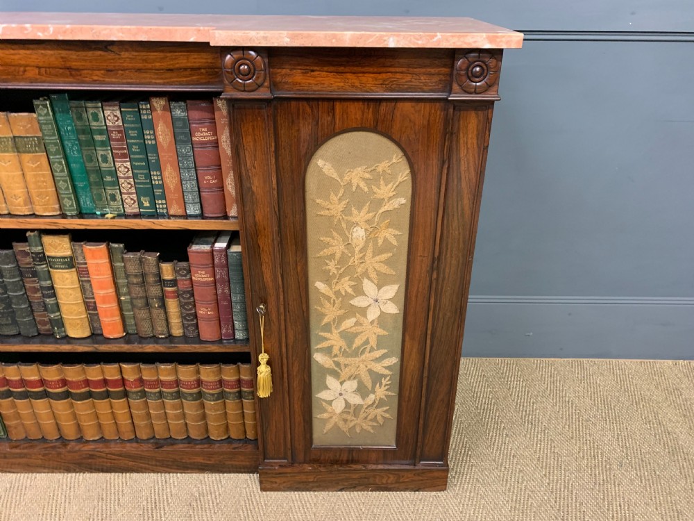 George IV Rosewood Open Bookcase View IX