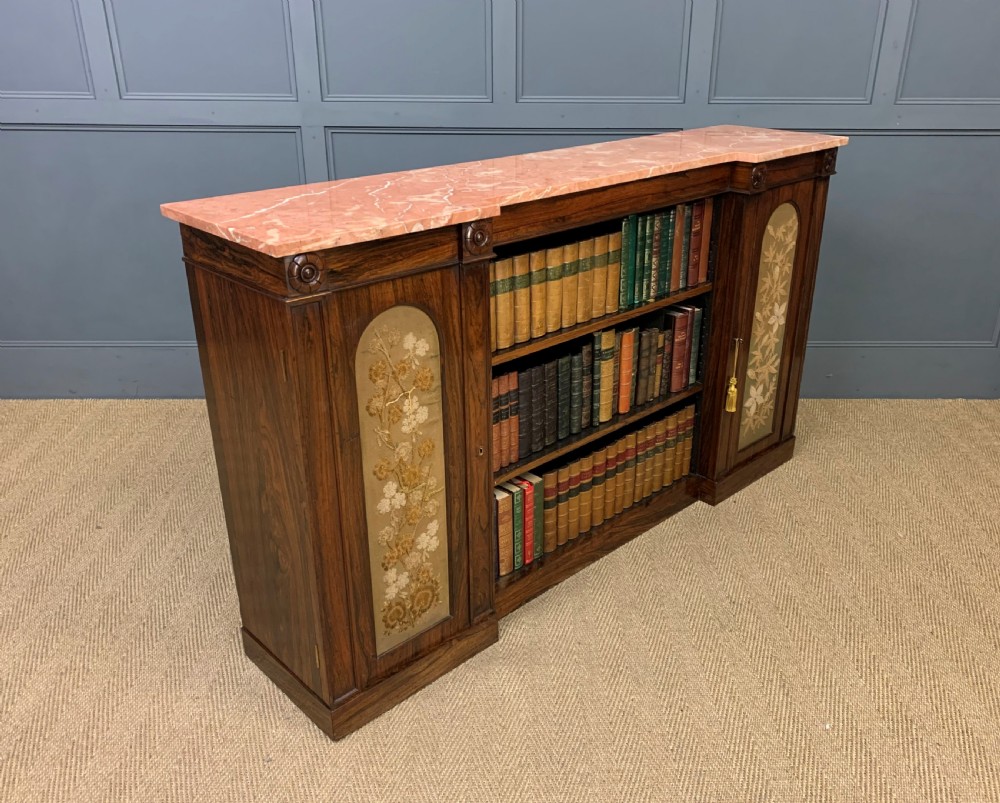 George IV Rosewood Open Bookcase View XI