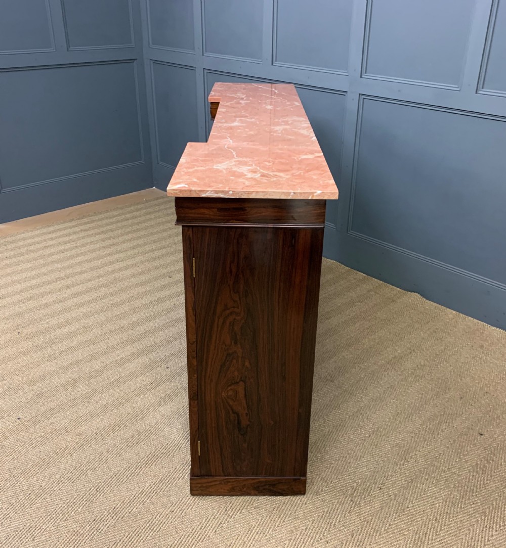 George IV Rosewood Open Bookcase View XVII