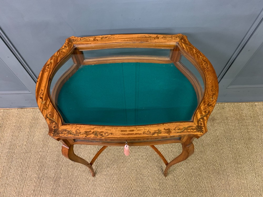 Inlaid Satinwood Bijouterie Table View V