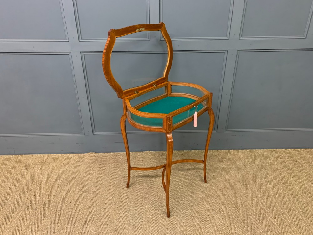 Inlaid Satinwood Bijouterie Table View IX