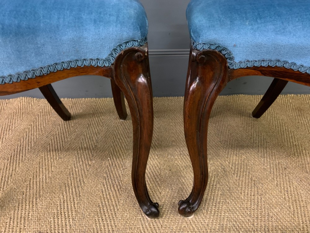 Set of 8 Victorian Rosewood Dining Chairs View VIII