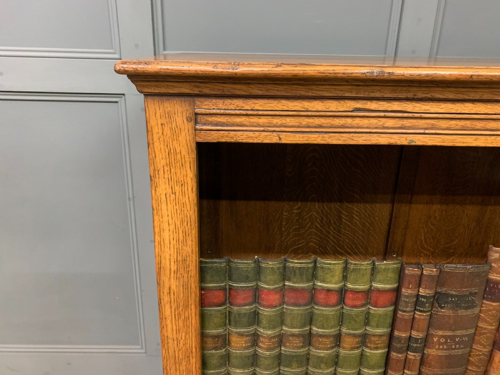 Solid Oak Open Bookcase View IV