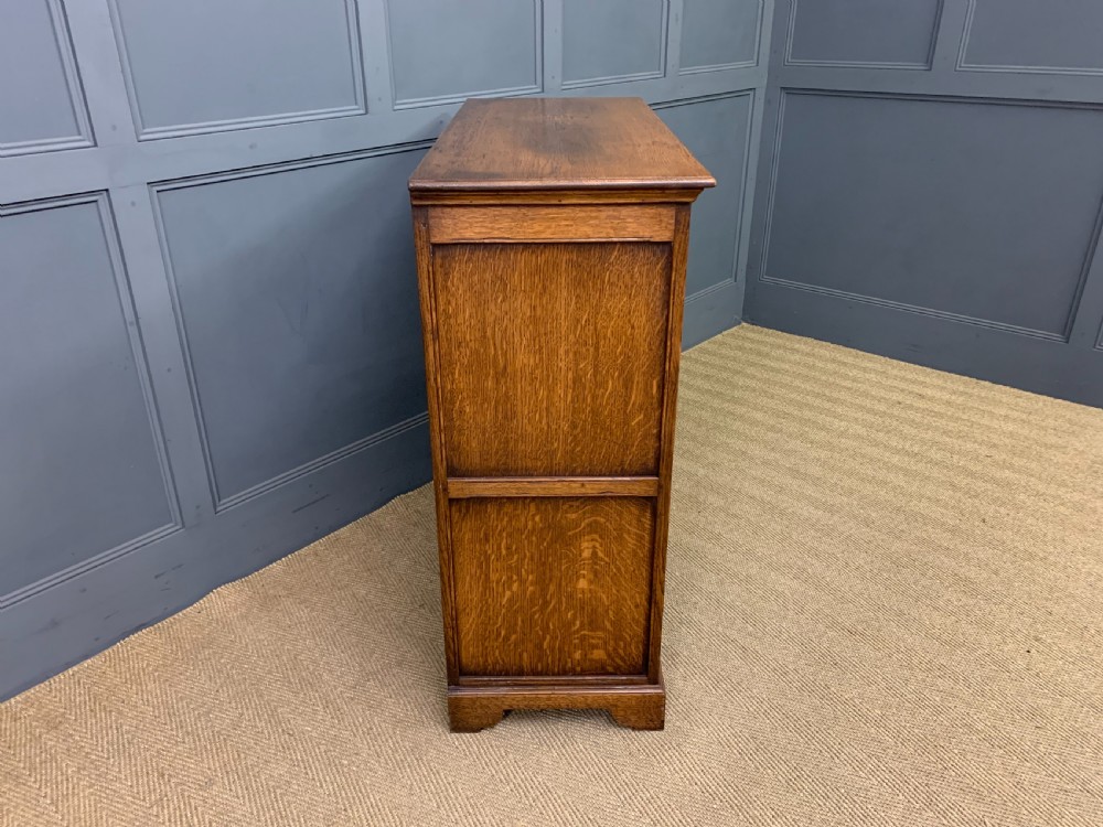 Solid Oak Open Bookcase View VII