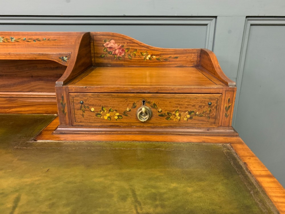 Painted Satinwood Writing Desk View VI