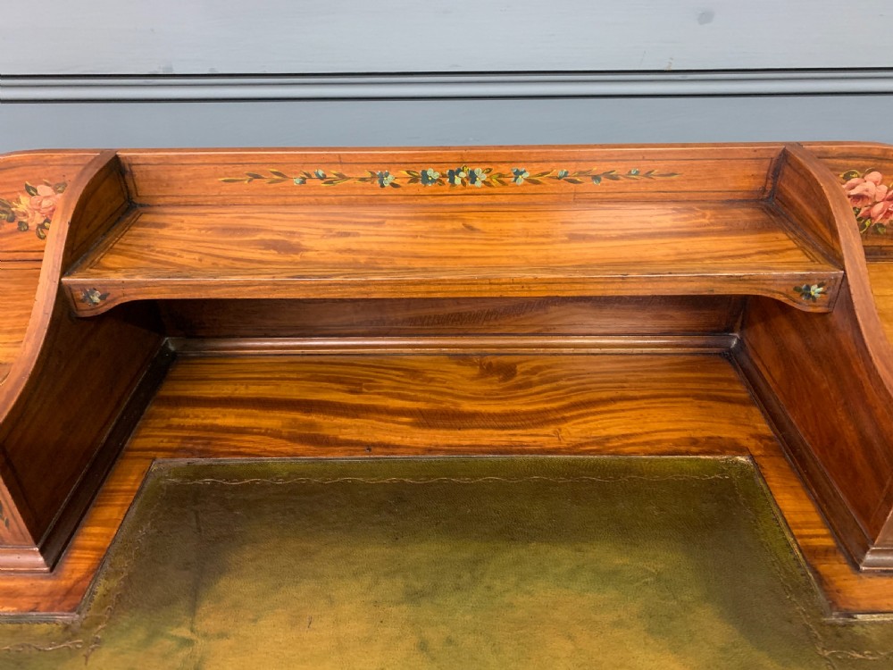 Painted Satinwood Writing Desk View VII