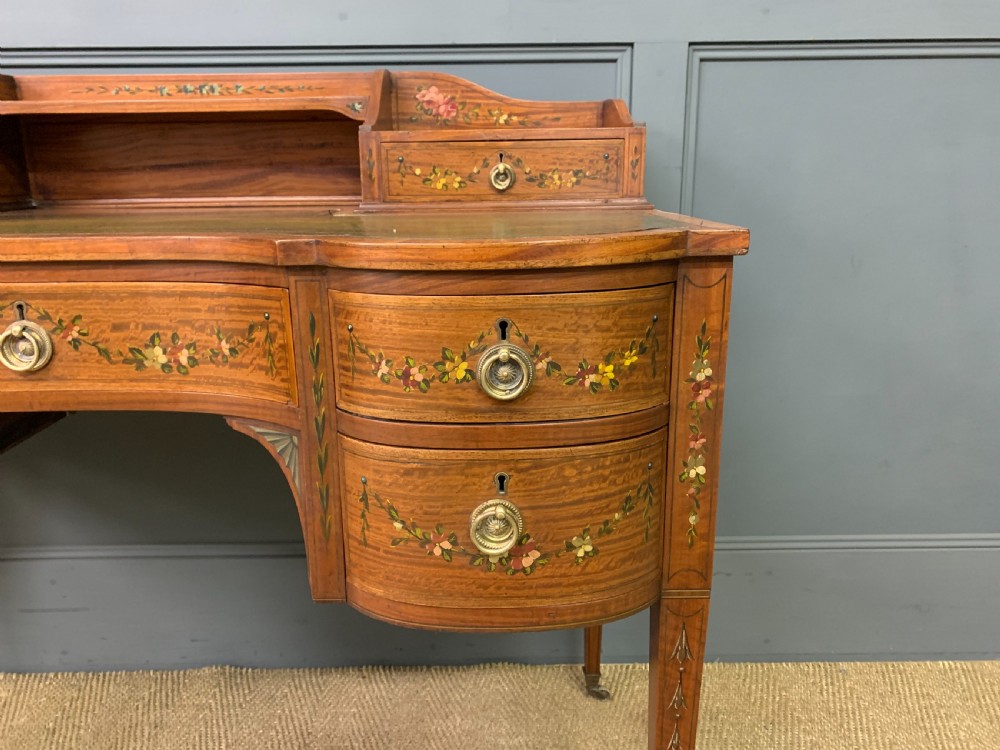 Painted Satinwood Writing Desk View VIII