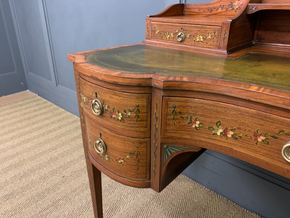 Painted Satinwood Writing Desk View IX
