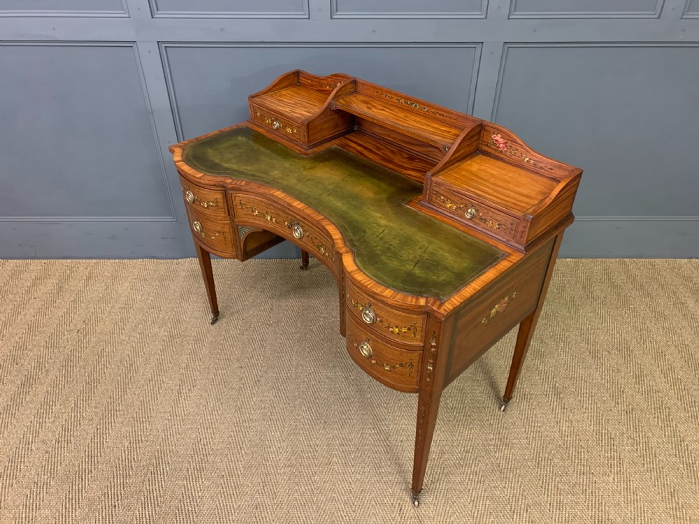 Painted Satinwood Writing Desk View XV